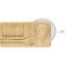 Tray with cup and spoon FORMOSA 150 ml