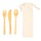 Bamboo cutlery set BONNEVILLE