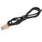 3-in-1 cable with illuminated logo in a wooden casing, LH-ZMU06