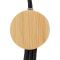 3-in-1 cable with illuminated logo in a wooden casing, LH-ZMU06