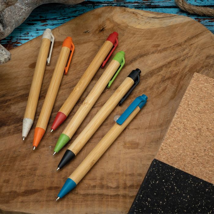 Wheatstraw and bamboo ballpen HALLE
