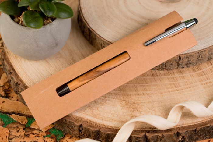 Wooden ballpen with touch function ERFURT