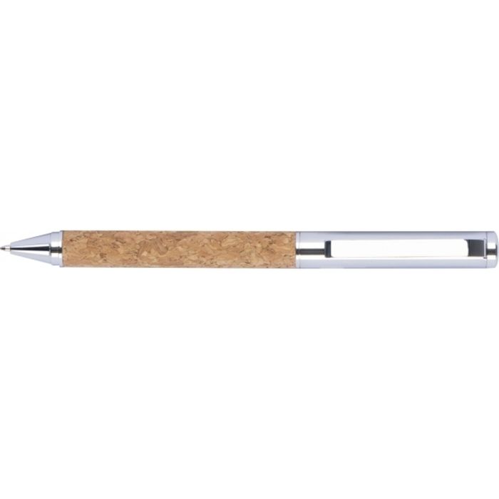 Twist-ballpen metal and cork LILLEHAMMER