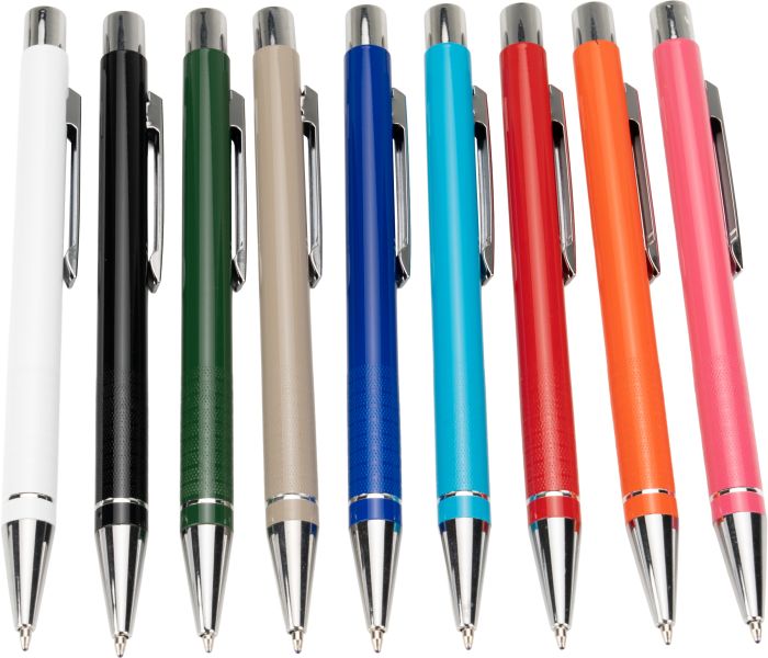 Metal semi gel ballpoint Pen ALMEIRA