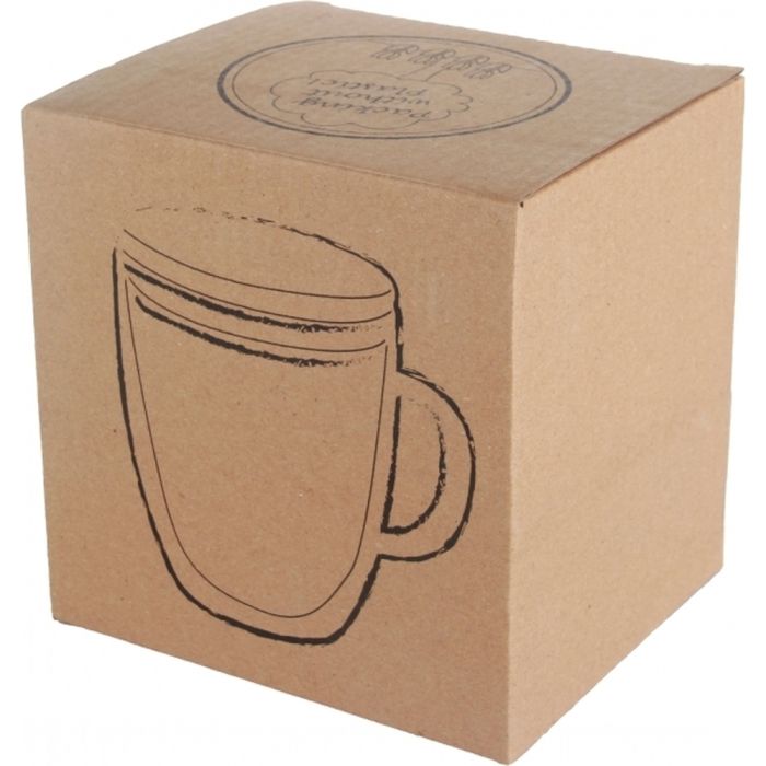 Double-walled glass cup GERTHE 350 ml