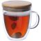 Double-walled glass cup GERTHE 350 ml