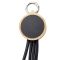 4-in-1 cable with illuminated logo in a wooden casing, LH-ZMU05