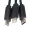 Cable 3in1 with illuminated logo - LH-ZM04