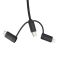 Cable 4in1 with illuminated logo - LH-ZM02