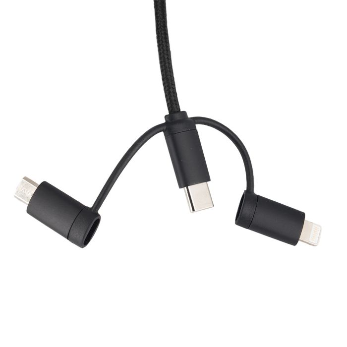 Cable 4in1 with illuminated logo - LH-ZM02
