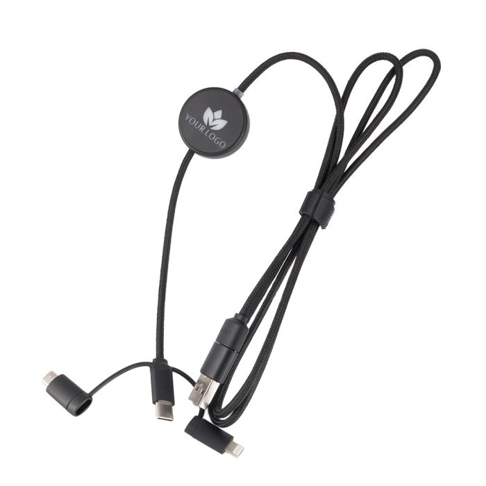 Cable 4in1 with illuminated logo - LH-ZM02
