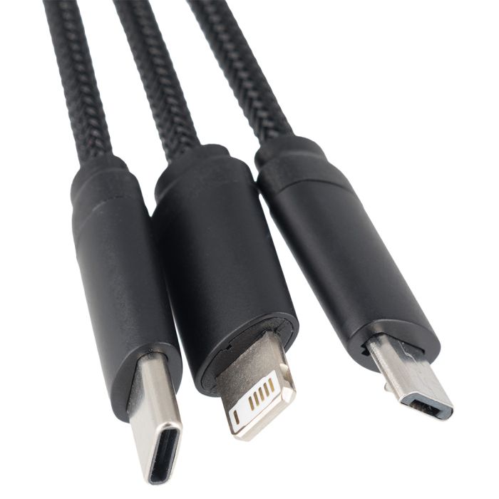 Big cable 4in1 with illuminated logo - i5w