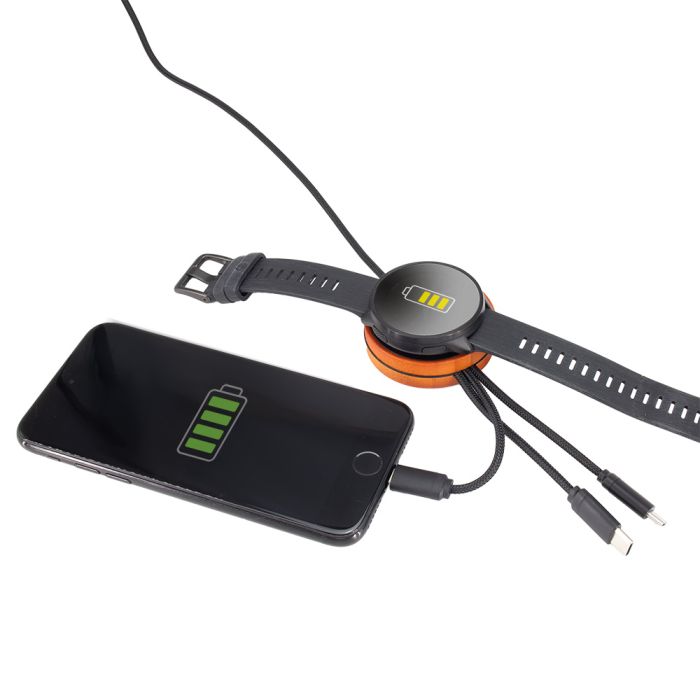 Big cable 4in1 with illuminated logo - i5w