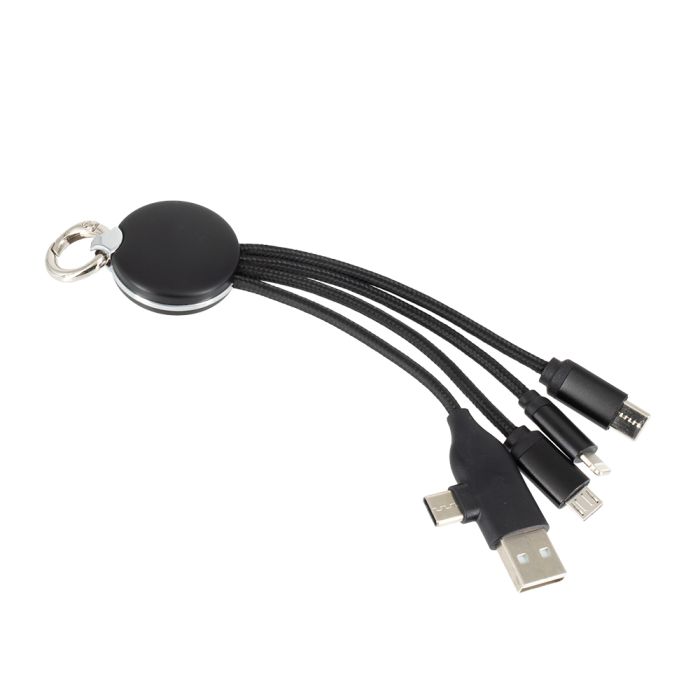 4in1 cable with enlighted logo for engraving, RXD-368