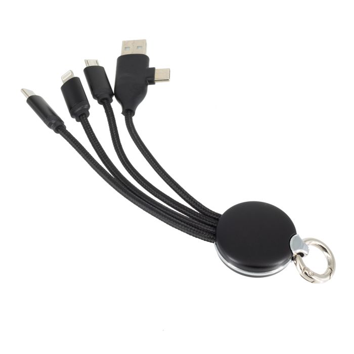 4in1 cable with enlighted logo for engraving, RXD-368