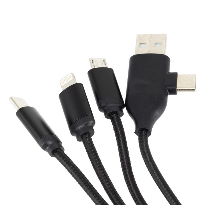 4in1 cable with enlighted logo for engraving, RXD-368