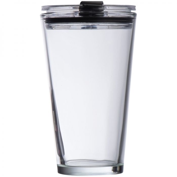 Glass mug with lid WATTENSCHEID 400 ml