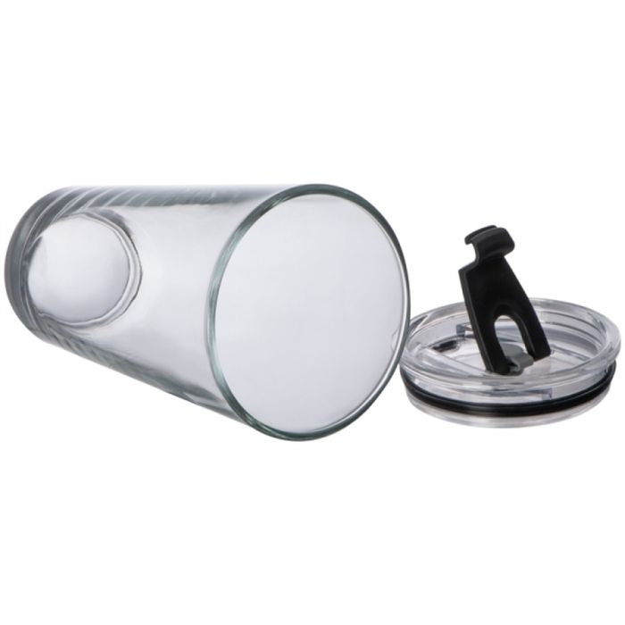 Glass mug with lid WATTENSCHEID 400 ml