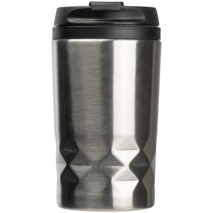 Stainless steel mug with lid ROMA 250 ml