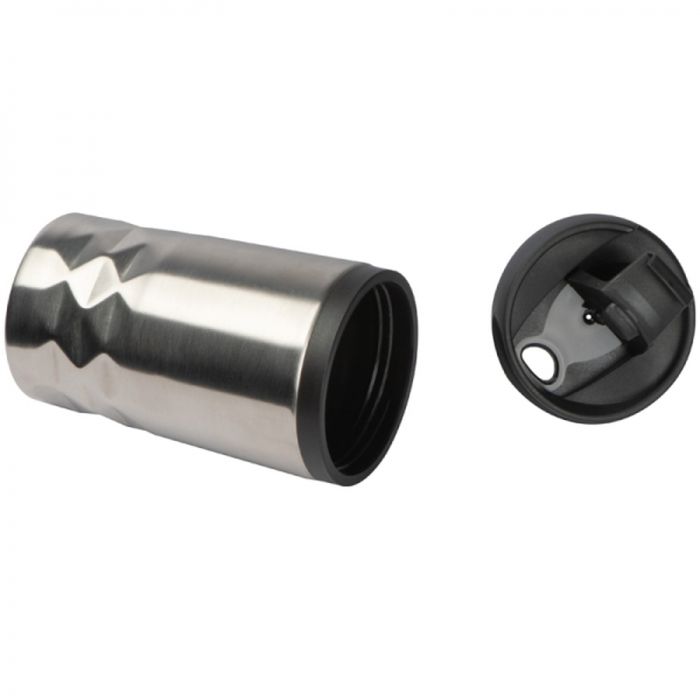 Stainless steel mug with lid ROMA 250 ml