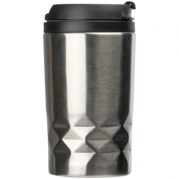 Stainless steel mug with lid ROMA 250 ml