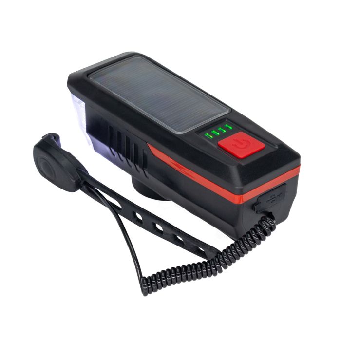 Solar bike light with horn, MC-5