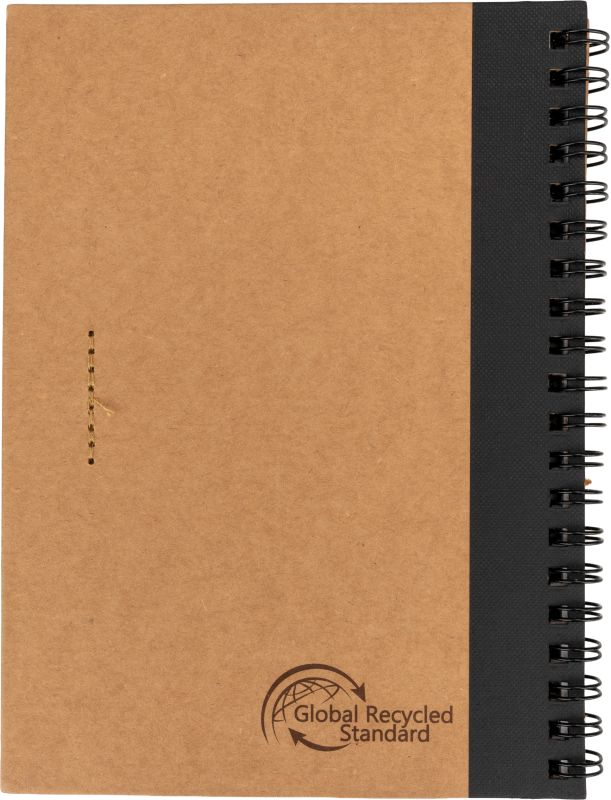 Spiral notebook A5 with blank pages Ravenna