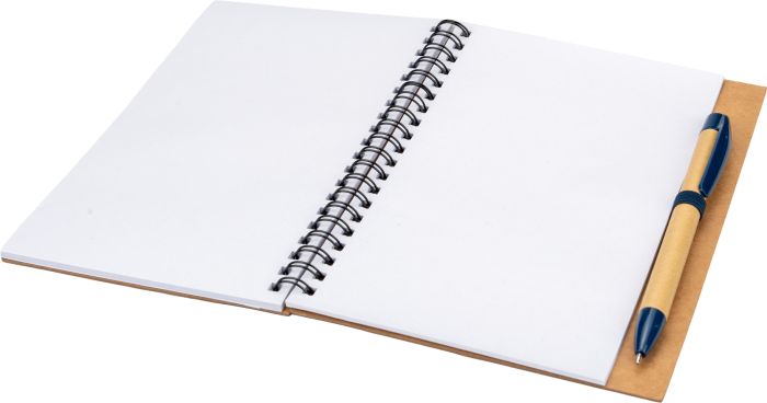 Spiral notebook A5 with blank pages Ravenna