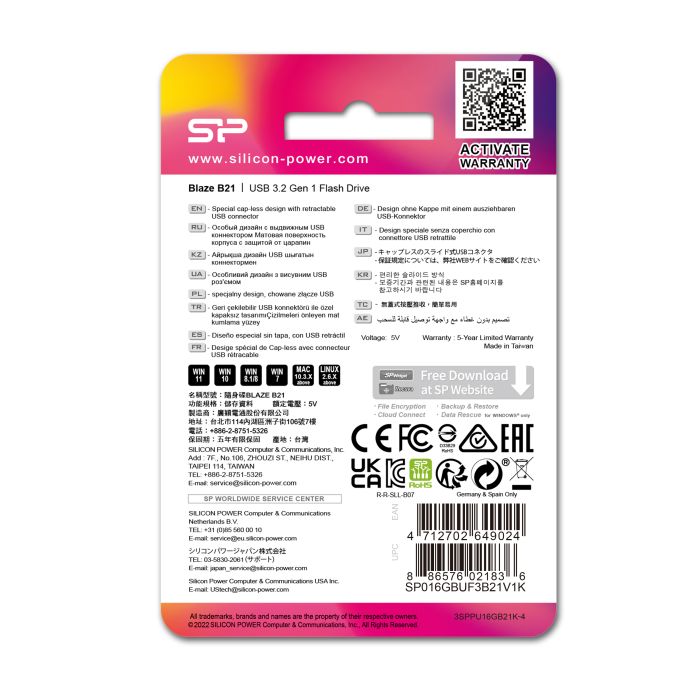 Pendrive Silicon Power Blaze B21 3.1