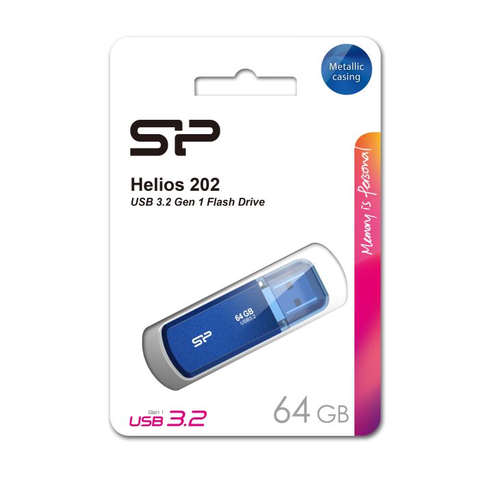 Pendrive Silicon Power HELIOS 202, 3.2 Gen 1, 64GB
