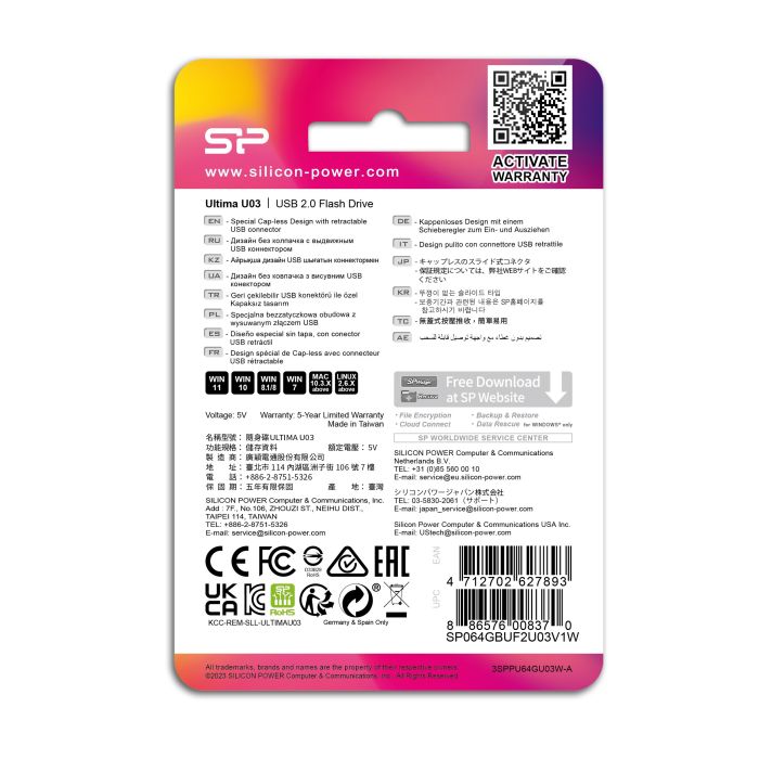 Pendrive silicon power ultima u03