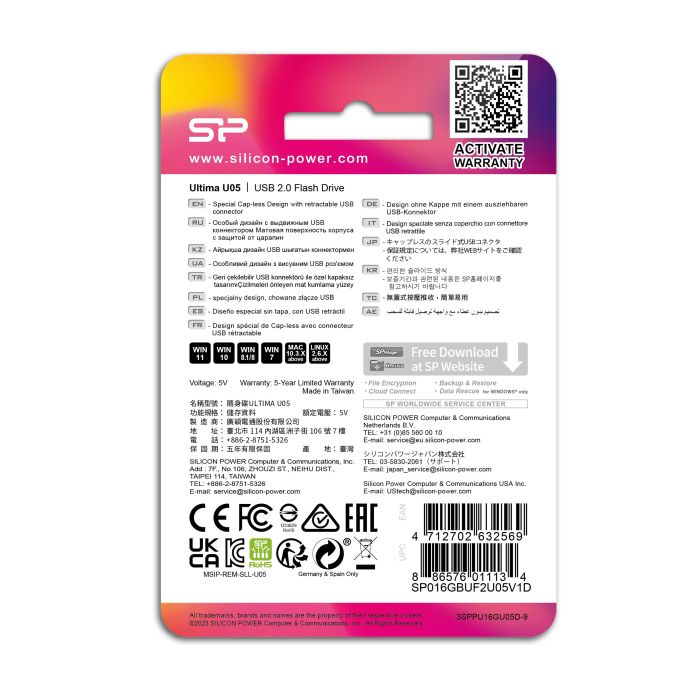 Pendrive Silicon Power Ultima U05 2.0