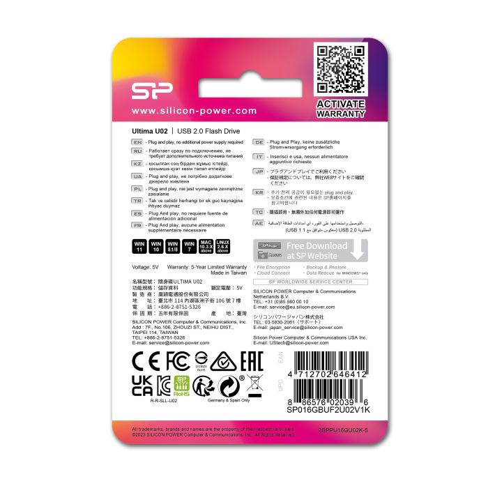 Pendrive Silicon Power Ultima U02 2.0
