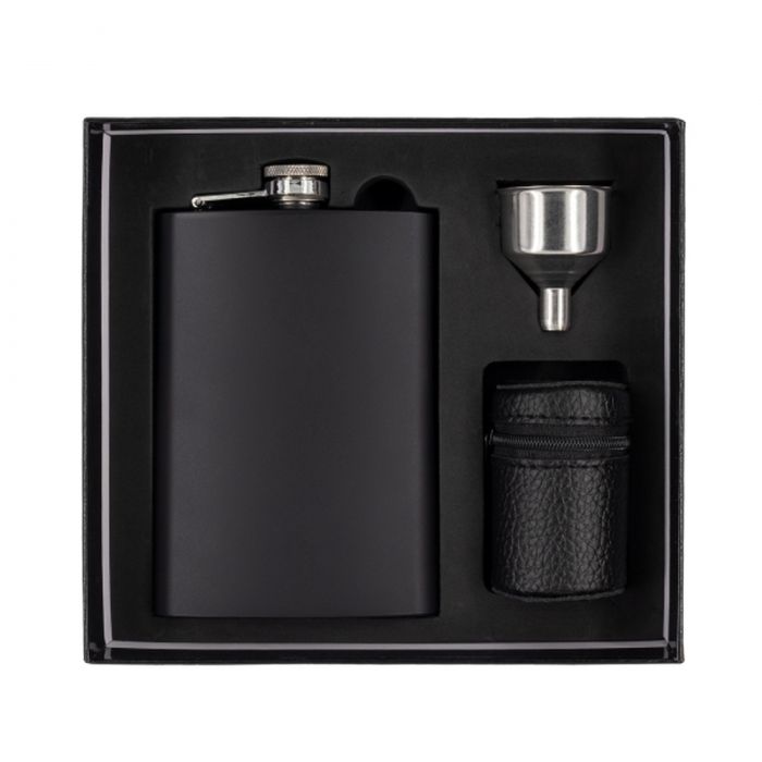 Hip flask MADONIE Schwarzwolf