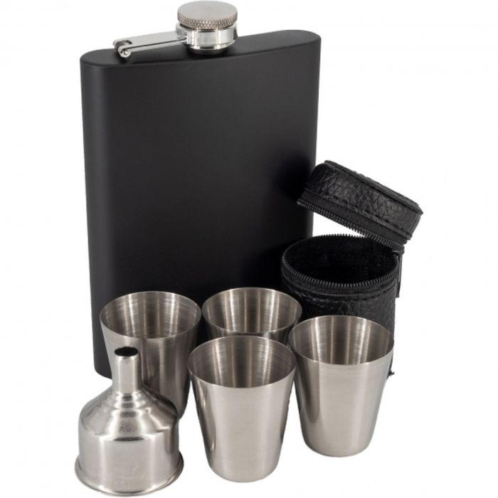 Hip flask MADONIE Schwarzwolf