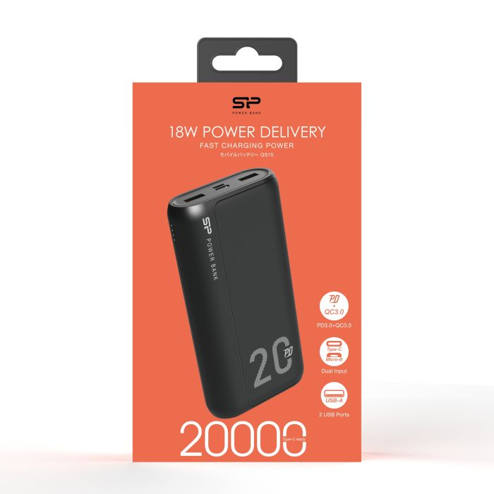Power bank Silicon Power QS15 20000 mAh
