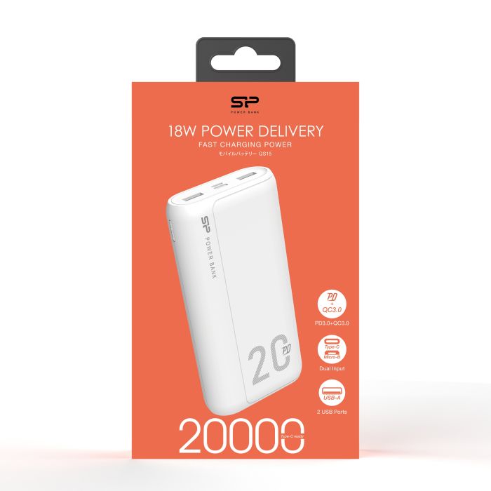 Power bank Silicon Power QS15 20000 mAh
