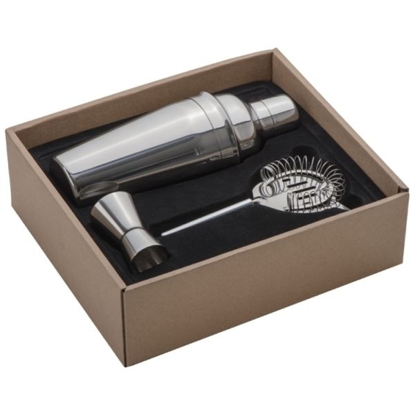 Metal cocktail set, 3-piece MESSINA