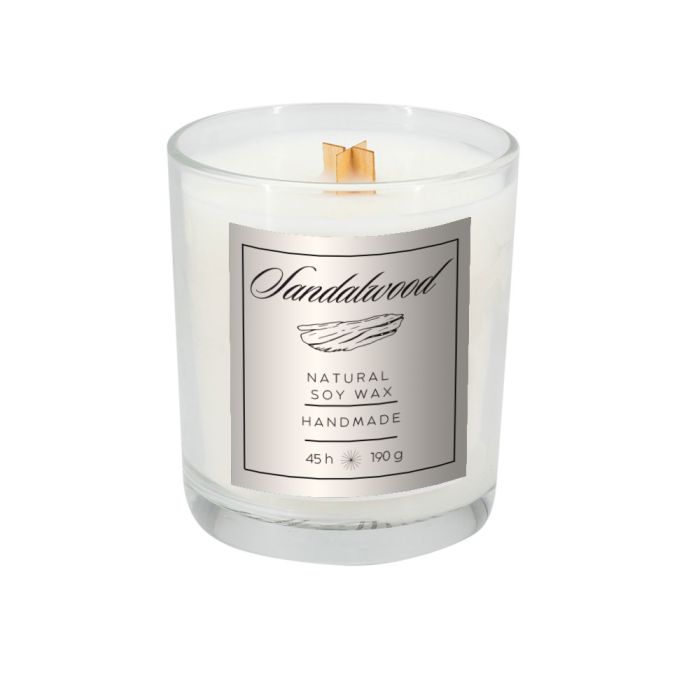 Soy candle 190g Sandalwood