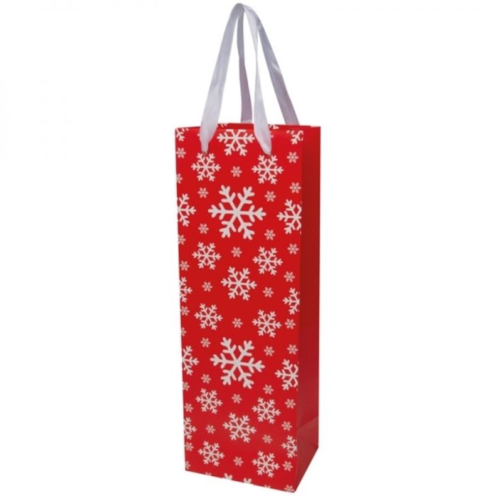 Wine bag in Christmas design LAPLAND