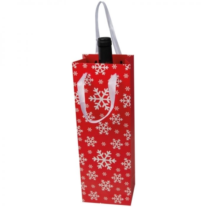 Wine bag in Christmas design LAPLAND