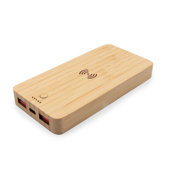 Bamboo wireless power bank 8000 mAh B'RIGHT, wireless charger 15W | Benson