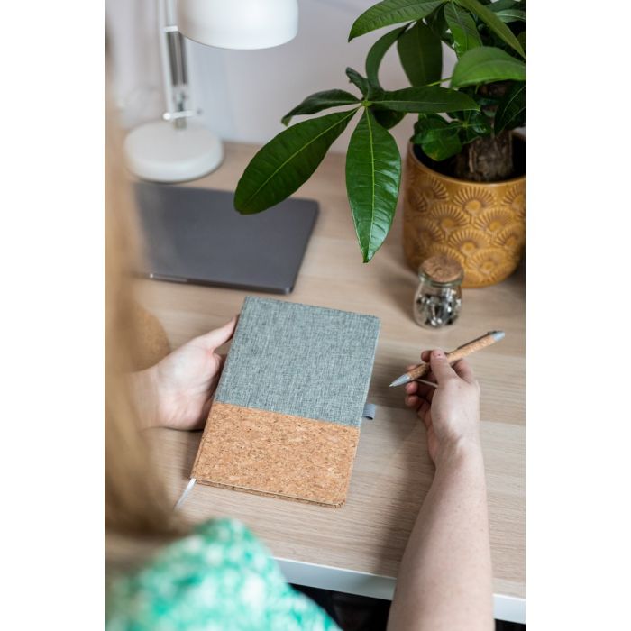 Cork notebook A5 with ball pen | Layla