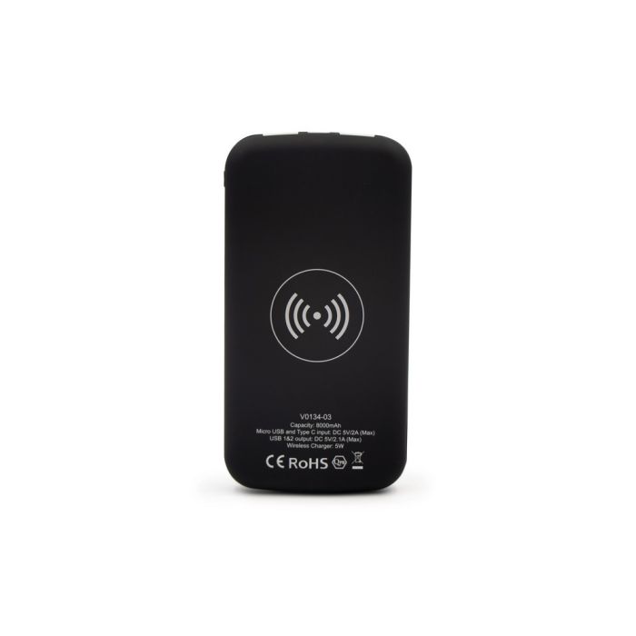 Wireless power bank 8000 mAh Mauro Conti, wireless charger 5W | Eric