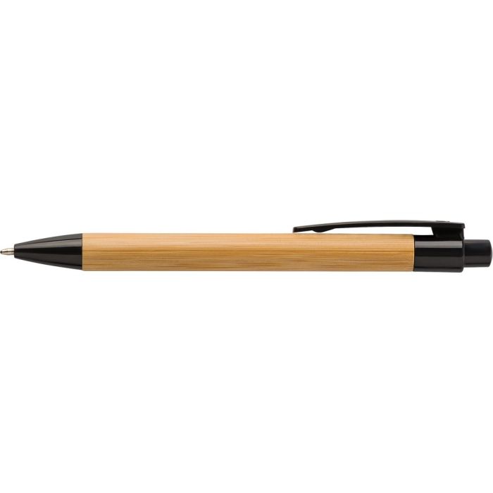 Bamboo notebook A5 with ball pen