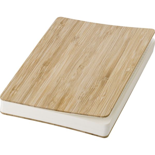 Bamboo notebook approx. B6 with ball pen