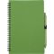 Wheat straw notebook approx. A5 with ball pen