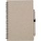 Wheat straw notebook approx. A5 with ball pen