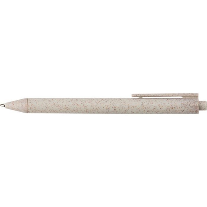 Wheat straw notebook approx. A5 with ball pen