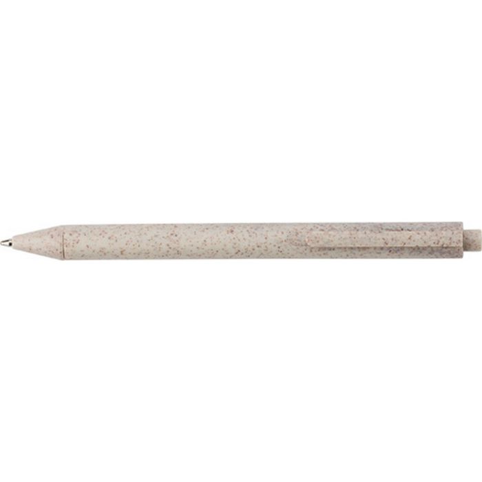 Wheat straw notebook approx. A5 with ball pen